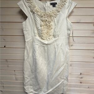 Jessica Howard Cream Floral Mini Dress
